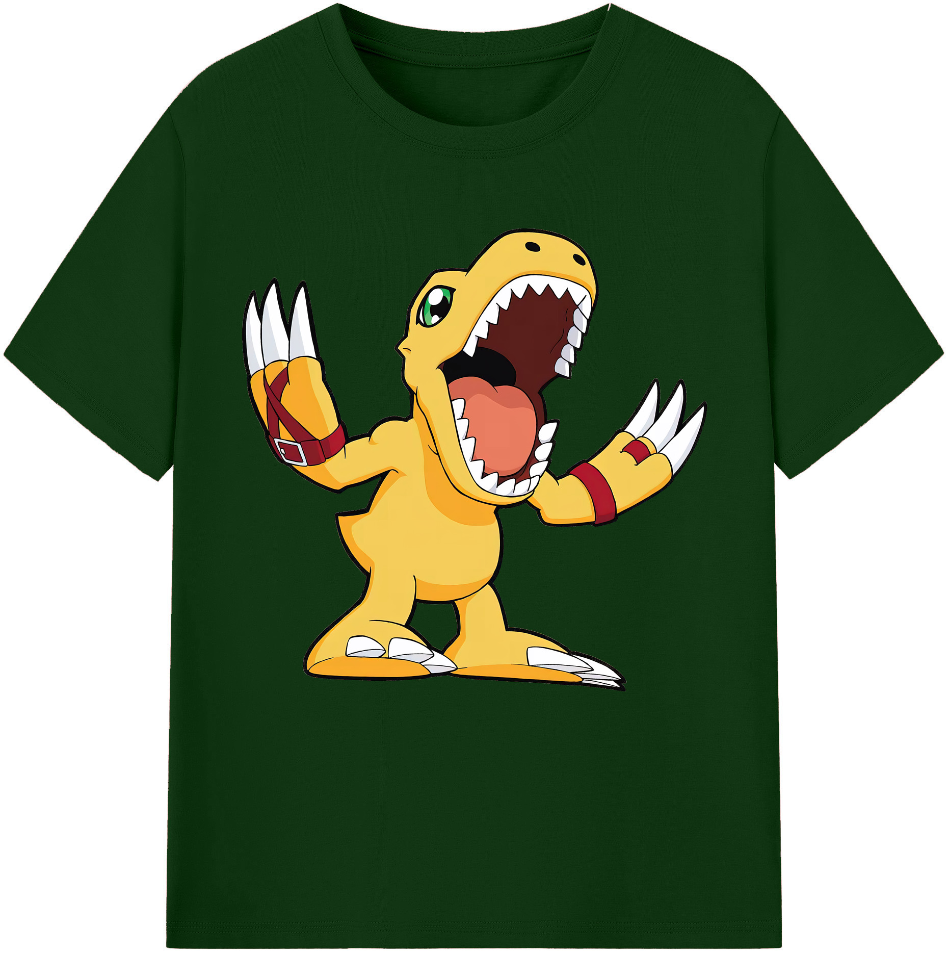 （画像用） Digimon デジタルモンスター/デジモン 綿100％半袖Tシャツ（フロントプリント）